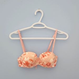 Victoria's Secret Pink wear everywhere multi-way push up bra 32B, Pink